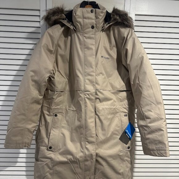 Columbia Apres Arson Winter Long Down Jacket Women’s Size 1X  Omni-Tech - Picture 2 of 15